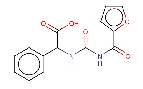 ALPHA-[[[(2-FURANYLCARBONYL)AMINO]CARBONYL]AMINO]BENZENEACETIC ACID
